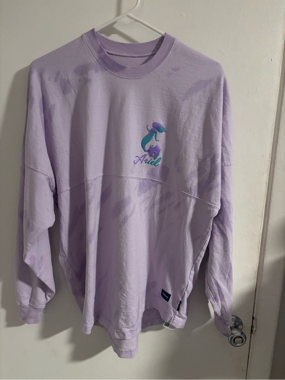 Disney Ariel Little Mermaid Part of Your World Spirit Jersey Purple Small